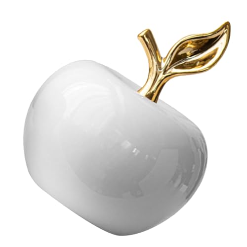 Amosfun Kleine Apfelfigur aus Keramik, lebensechte Apfelstatue für Zuhause, Büro und Party, Dekoration, bezaubernde Weihnachtsdekoration und Blickfang-Ornament Amosfun Kleine Apfelfigur aus Keramik, lebensechte Apfelstatue für Zuhause, Büro und Party, Dekoration, bezaubernde Weihnachtsdekoration und Blickfang-Ornament von Amosfun