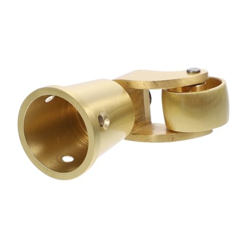Amosfun Kleine Möbelrollen aus Massivem Messing Drehbar Geräuscharm Robust für Möbelbeine und Stühle Langlebige Möbelpulley für Büro und Zuhause von Amosfun