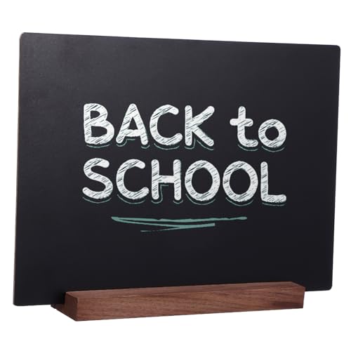 Amosfun Kleine Tafel Tafelschilder Mit Ständer Tafelschild Für Den Tisch Kreidetafel Staffelei Zeichen Kreidetafel Schild Menütafel Für Die Küche Mini-kreidetafeln Menü-tafel Buche Schwarz von Amosfun