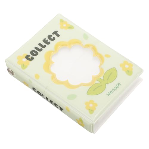 Amosfun Kleines Fotoalbum für Fotokarten Fotokartenhalter mit Transparenten Einsätzen für Sofortbilder Postkarten und Erinnerungen Reisen Aufbewahrung von Erinnerungen von Amosfun