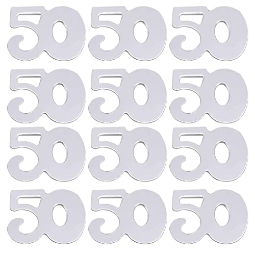 Amosfun Konfetti 50. Geburtstag - Metallische Zahlen, Silber, 1800 Pcs Amosfun Konfetti 50. Geburtstag - Metallische Zahlen, Silber, 1800 Pcs von Amosfun