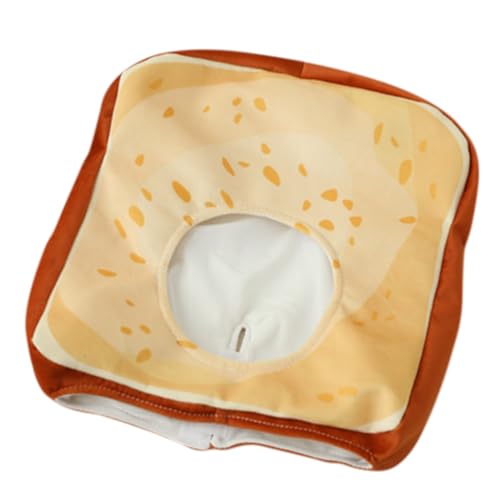 Amosfun Kreative Party Kopfbedeckung Toastbrot Design Lustige Foto Requisite für Mädchen Halloween Kostüm Zubehör von Amosfun