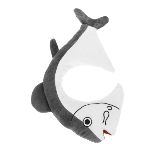 Amosfun Kreatives Plüsch Fisch Stirnband für Halloween Party Foto Prop Groß Weich Haarband mit Festlichem Design Kostüm Zubehör für Cosplay Geburtstag Hawaii Events von Amosfun