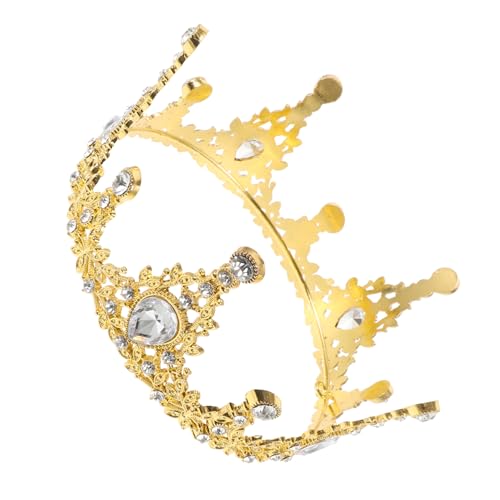 Amosfun Krone Kuchen Topper Strass Dekorative Krone Ornament für Geburtstag Hochzeit Brautdusche Party Jahrestag Kuchen Dekoration Amosfun Krone Kuchen Topper Strass Dekorative Krone Ornament für Geburtstag Hochzeit Brautdusche Party Jahrestag Kuchen Dekoration von Amosfun