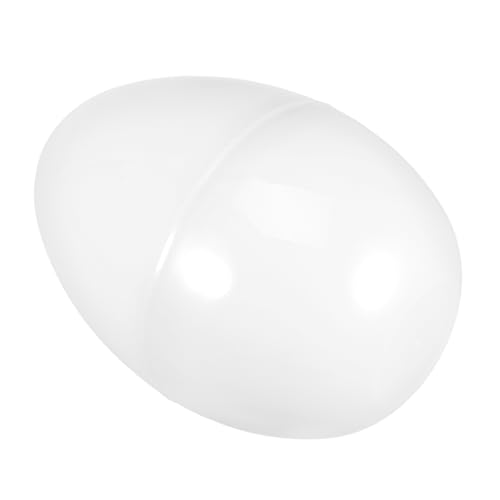 Amosfun Künstliche Ostereier Dekorationen Füllbare Realistische Eier für Ostern Party Dekorationen DIY Bastelbedarf Milchweiß für Kreative Ostern Feiern von Amosfun