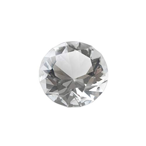 Amosfun Künstlicher Diamant 6Cm Klar Glänzender Kristalldiamant für Hochzeitstisch Konfetti Party Dekoration DIY Schmuck Handwerk Foto Requisiten von Amosfun