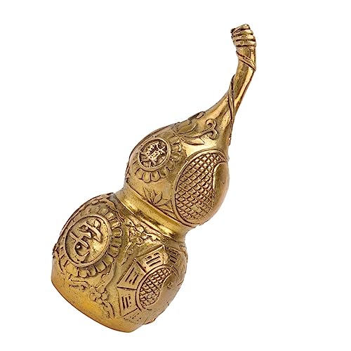 Amosfun Einzigartige Messing-kürbisskulptur Dekorativer Wu Lou-kürbis Als Feng-Shui- Amosfun Einzigartige Messing-kürbisskulptur Dekorativer Wu Lou-kürbis Als Feng-Shui- von Amosfun