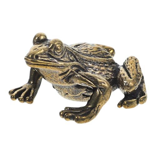 Amosfun Messing Frosch Figur Frösche Statue Desktop Messing Tier Dekoration Retro Tee Haustier Amosfun Messing Frosch Figur Frösche Statue Desktop Messing Tier Dekoration Retro Tee Haustier von Amosfun