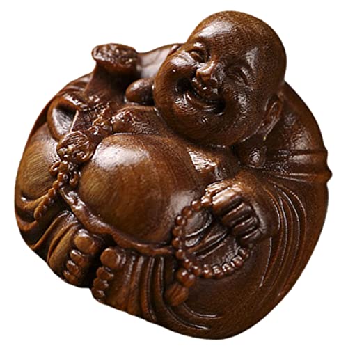 Amosfun Lachender Maitreya Buddha Holzfigur Kleine Buddha Dekoration Zufällige Farbe für Tisch und Wohnkultur Perfektes für Buddhisten und Freunde Zufällige Farbe Amosfun Lachender Maitreya Buddha Holzfigur Kleine Buddha Dekoration Zufällige Farbe für Tisch und Wohnkultur Perfektes für Buddhisten und Freunde Zufällige Farbe von Amosfun