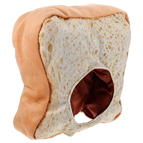 Amosfun Lustige Toast Brot Hut, Warme PlüSch Brot Kappe, Selfie Requisiten, KostüM ZubehöR FüR Party Und Rollenspiele, 36 X 32 X 13 Cm Amosfun Lustige Toast Brot Hut, Warme PlüSch Brot Kappe, Selfie Requisiten, KostüM ZubehöR FüR Party Und Rollenspiele, 36 X 32 X 13 Cm von Amosfun