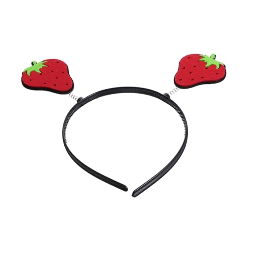 Amosfun Lustiges Erdbeer Stirnband Obst Haarreif Weiches Dehnbares Kopfschmuck für Fotoshootings und Partys Langlebiges Verformungsbeständiges Accessoire für Kinderfestivals Amosfun Lustiges Erdbeer Stirnband Obst Haarreif Weiches Dehnbares Kopfschmuck für Fotoshootings und Partys Langlebiges Verformungsbeständiges Accessoire für Kinderfestivals von Amosfun