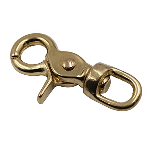 Amosfun Messing Lobster Karabinerhaken Oval Drehbar Schnappverschluss für Lederbänder Taschenriemen und Bastelprojekte Rostfrei Sicherer Verschluss für Schlüssel und Zubehör Amosfun Messing Lobster Karabinerhaken Oval Drehbar Schnappverschluss für Lederbänder Taschenriemen und Bastelprojekte Rostfrei Sicherer Verschluss für Schlüssel und Zubehör von Amosfun