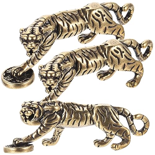 Amosfun Messing Tiger Schlüsselanhänger Traditionelles Tiger Ornament Desktop Tiger Exquisite Tiger Bastelidee Amosfun Messing Tiger Schlüsselanhänger Traditionelles Tiger Ornament Desktop Tiger Exquisite Tiger Bastelidee von Amosfun