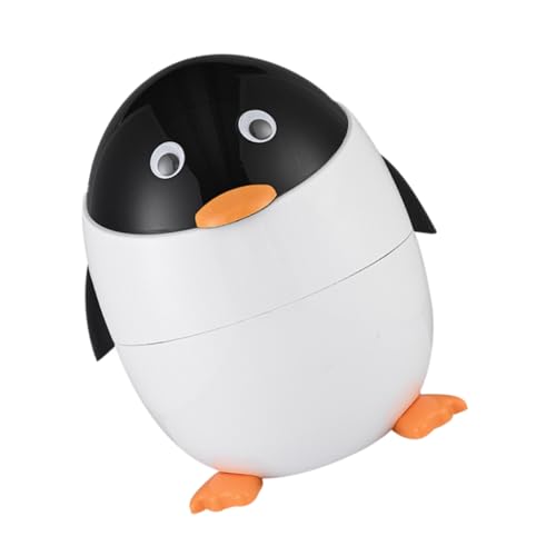 Amosfun Niedlicher Pinguin Mülleimer mit Deckel Abfalleimer für Kinderzimmer Schlafzimmer und Moderner Aufbewahrungsbehälter Großer Kapazität für Effektive Mülltrennung Amosfun Niedlicher Pinguin Mülleimer mit Deckel Abfalleimer für Kinderzimmer Schlafzimmer und Moderner Aufbewahrungsbehälter Großer Kapazität für Effektive Mülltrennung von Amosfun