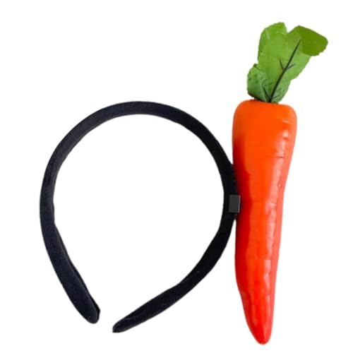 Amosfun Oster-Karotten-Stirnband, leicht, bequem, Haarverschluss für Party, Cosplay, Maskerade, Festival, lustiges Kostümzubehör mit schönem Design für Erwachsene Amosfun Oster-Karotten-Stirnband, leicht, bequem, Haarverschluss für Party, Cosplay, Maskerade, Festival, lustiges Kostümzubehör mit schönem Design für Erwachsene von Amosfun