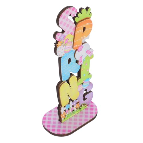 Amosfun Osterhasen-Statue 3D-holzdekoration Kleiner -Spielzeug Tischdekoration Mittelpunkt Rustikales Schild Amosfun Osterhasen-Statue 3D-holzdekoration Kleiner -Spielzeug Tischdekoration Mittelpunkt Rustikales Schild von Amosfun