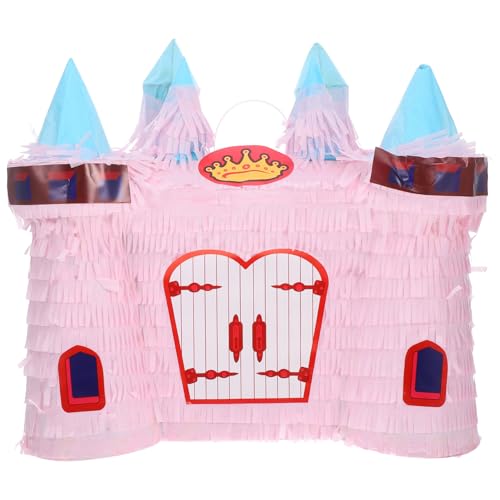 Amosfun Prinzessinnen Schloss Piñata Für Kindergeburtstage Dekorative Pinata Für Mädchen Zum Befüllen Mit Süßigkeiten Perfekte Schlossdekoration Für Prinzessinnen Mottopartys von Amosfun