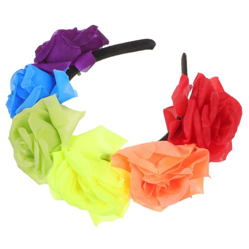 Amosfun Regenbogen-Blumen-Haarreif für Damen, Blumen-Cosplay-Kopfbedeckung, dekorativer Party-Kopfschmuck, Lgbt Pride, Zubehör für Parade-Festivals Amosfun Regenbogen-Blumen-Haarreif für Damen, Blumen-Cosplay-Kopfbedeckung, dekorativer Party-Kopfschmuck, Lgbt Pride, Zubehör für Parade-Festivals von Amosfun
