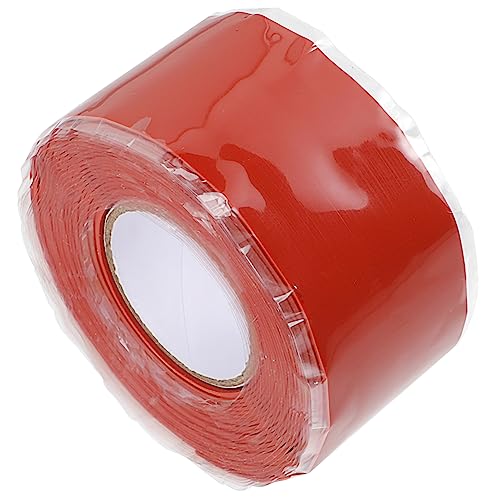 Amosfun Reparaturgürtel Für Wasserrohr -lecks Schlauch Klebeband Naht Mastix Butyl Nachweisen Klebrig Rohre Abdichten Klempner Einfach Biegen Streifen Gummiert Silikon-gummi Rot von Amosfun