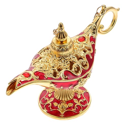 Amosfun Retro Lampe Rote Imitiertes Vintage Dekoratives Wohnzimmertisch Ornament Wohnungsdeko Geschenkidee von Amosfun
