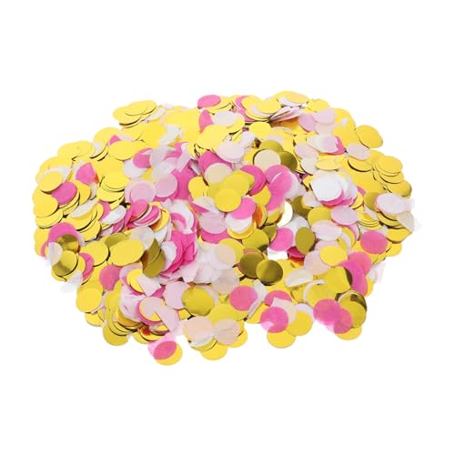 Amosfun Runde Metallic Konfetti Für Hochzeiten Und Geburtstagsfeiern Rosé Und Ca Pro Packung Ideal Zur Füllung Von Ballons Und Für Festliche von Amosfun