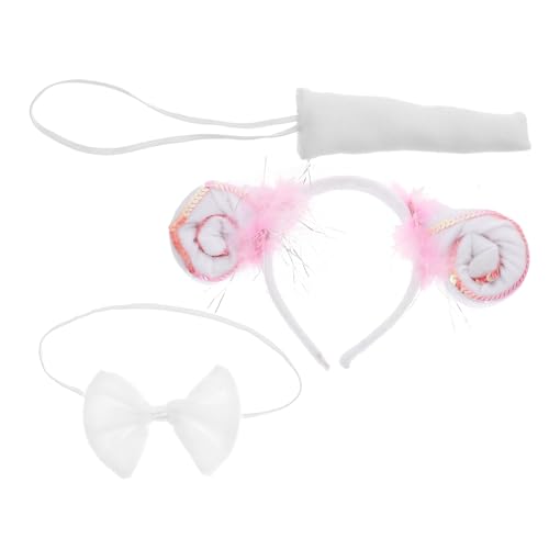 Amosfun Schaf Kostüm Teilig mit Pailletten Ohr Haarreif Schleife Leicht Bequem für Halloween Tier Performance Party Realistisch und Langlebig Amosfun Schaf Kostüm Teilig mit Pailletten Ohr Haarreif Schleife Leicht Bequem für Halloween Tier Performance Party Realistisch und Langlebig von Amosfun