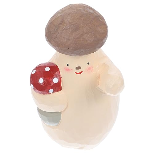 Amosfun Pilz Ornament Holzfiguren Mini Pilz Kawaii Fake Pilz Entzückendes Vintage für Zuhause Amosfun Pilz Ornament Holzfiguren Mini Pilz Kawaii Fake Pilz Entzückendes Vintage für Zuhause von Amosfun