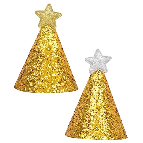 Amosfun Shiny Star Geburtstagshüte Für Silberne Und Goldene Party Hüte Für Kindergeburtstag Perfekte Dekoration Und Mitgebsel Für Feier von Amosfun