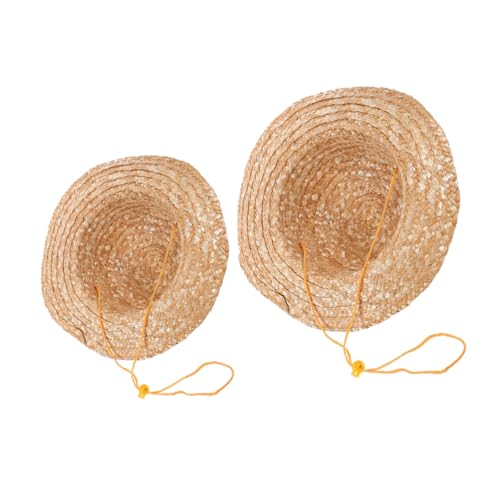 Amosfun Sommer-Strandhüte zum Selbermachen, unlackiert, breite Krempe, Sonnenhut für leichte Strohhüte für Jungen, für Outdoor-Spaß, kreative Aktivitäten, Khaki, 2 Stück Amosfun Sommer-Strandhüte zum Selbermachen, unlackiert, breite Krempe, Sonnenhut für leichte Strohhüte für Jungen, für Outdoor-Spaß, kreative Aktivitäten, Khaki, 2 Stück von Amosfun