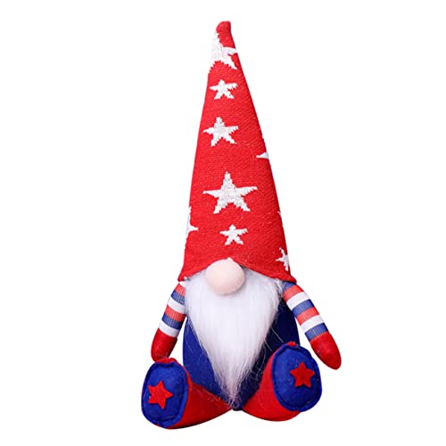 Amosfun Stern-gnom-Puppe Unabhängigkeitstag Party-Ornament Heimdekoration Puppendekor Sicher Für Jungen Und Mädchen Amosfun Stern-gnom-Puppe Unabhängigkeitstag Party-Ornament Heimdekoration Puppendekor Sicher Für Jungen Und Mädchen von Amosfun