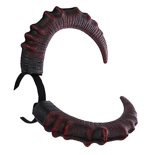 Amosfun Teufelshörner Haarreif Großes Hörner Stirnband Halloween Kopfschmuck Cosplay Party Karneval Festival Zubehör Damen Amosfun Teufelshörner Haarreif Großes Hörner Stirnband Halloween Kopfschmuck Cosplay Party Karneval Festival Zubehör Damen von Amosfun