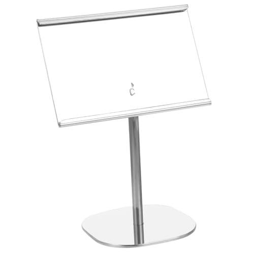 Amosfun Tischkartenhalter Stabiler Menükarten Aufsteller für Hochzeiten Restaurants Partys Design mit Runder Kartenklammer Rutschfest und Rostfrei von Amosfun