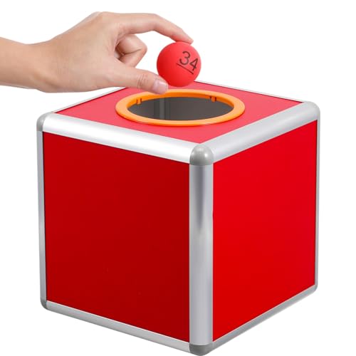 Amosfun Tombola-Box, Lotteriebox, Tombola-Box, Spendenbox, Lotteriebox, Aufbewahrungsbehälter, quadratisch, Tombola, Spielbox, Wahlurne, Vorschlagsbox für Party, 25 cm Amosfun Tombola-Box, Lotteriebox, Tombola-Box, Spendenbox, Lotteriebox, Aufbewahrungsbehälter, quadratisch, Tombola, Spielbox, Wahlurne, Vorschlagsbox für Party, 25 cm von Amosfun