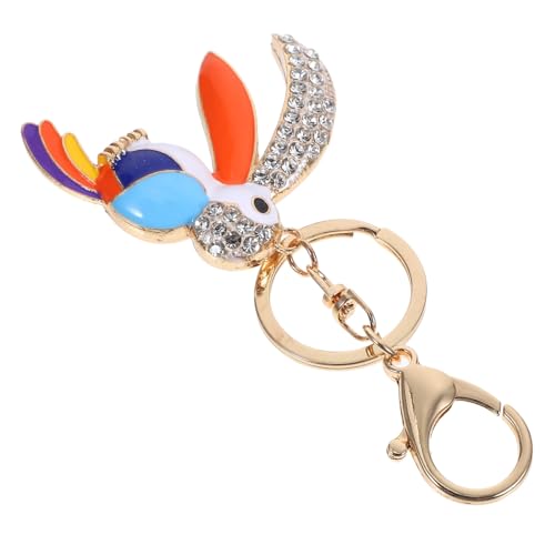 Amosfun Toucan -Schlüsselbund lustiger schlüsselanhänger süßer Vogel-Schlüsselanhänger Exquisites Schlüsselbund tierischer Schlüsselanhänger Handtasche Schmuckhalter Legierung von Amosfun