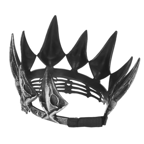 Amosfun Vintage Gothic Cosplay Krone Silber Kostüm Kopfschmuck für Halloween Party Abschlussball Bühnenaufführung Dekorative Krone Prop für Damen und Herren Amosfun Vintage Gothic Cosplay Krone Silber Kostüm Kopfschmuck für Halloween Party Abschlussball Bühnenaufführung Dekorative Krone Prop für Damen und Herren von Amosfun