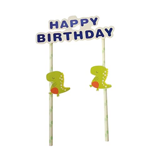 Amosfun Waldkuchendekor Geburtstagsdeko Für Mädchen Cupcake-topper Jura-kuchendekor Geburtstagskuchen Kuchenfahne Geburtstagsparty-zubehör Kleine Einweg Geburtstagsparty Liefert von Amosfun
