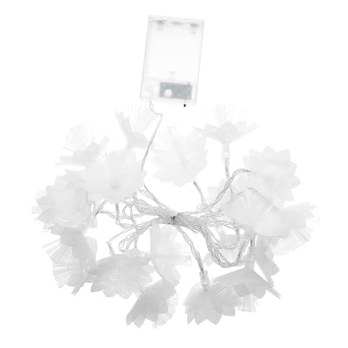 Amosfun Warmweiße Glasfaser-Blumen-Lichterkette, batteriebetrieben, dekorative LED-Lichterkette für Innenbereich, Terrasse, Hochzeit, Ostern, Party, Ambiente mit Flacker-Effekt-LEDs Amosfun Warmweiße Glasfaser-Blumen-Lichterkette, batteriebetrieben, dekorative LED-Lichterkette für Innenbereich, Terrasse, Hochzeit, Ostern, Party, Ambiente mit Flacker-Effekt-LEDs von Amosfun