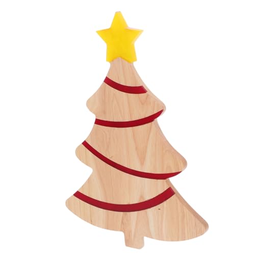 Amosfun Weihnachtlicher Servierteller aus Holz Doppelseitige Schneideplatte mit Baumdesign für Gemüse Obst Sushi und Festliche Anlässe aus Akazienholz und Harz Leicht zu Reinigen Amosfun Weihnachtlicher Servierteller aus Holz Doppelseitige Schneideplatte mit Baumdesign für Gemüse Obst Sushi und Festliche Anlässe aus Akazienholz und Harz Leicht zu Reinigen von Amosfun