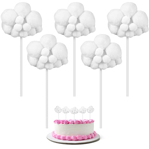 Amosfun 5 StüCk Wolkenform Kuchen Topper, Geburtstagstorte Dekoration, 3D Wolken Cupcake Toppers FüR Party, Weiß Amosfun 5 StüCk Wolkenform Kuchen Topper, Geburtstagstorte Dekoration, 3D Wolken Cupcake Toppers FüR Party, Weiß von Amosfun