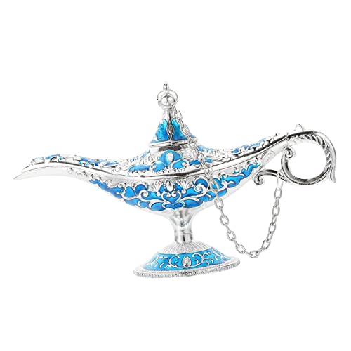 Amosfun Wunderlampe Dekoration Retro Lampenschmuck Teelicht Dekorationen LED bücherregal Dekoration buchregal Dekoration hochzeitsdeko Lichtschmuck wünschen Lampendekor Zinklegierung Blue Amosfun Wunderlampe Dekoration Retro Lampenschmuck Teelicht Dekorationen LED bücherregal Dekoration buchregal Dekoration hochzeitsdeko Lichtschmuck wünschen Lampendekor Zinklegierung Blue von Amosfun