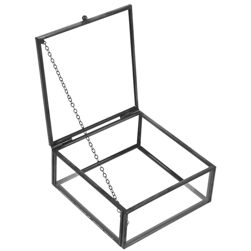 Schmuckschatulle Aus Glas Mit Deckel Hochwertige Glas Schmuckbox Für Ohrringe Ringe Und Kleine Schätze Praktischer Organizer Für Zuhause Und Dekoration Retro Stil Schmuckaufbewahrung Transparent Und Schmuckschatulle Aus Glas Mit Deckel Hochwertige Glas Schmuckbox Für Ohrringe Ringe Und Kleine Schätze Praktischer Organizer Für Zuhause Und Dekoration Retro Stil Schmuckaufbewahrung Transparent Und von Amosfun