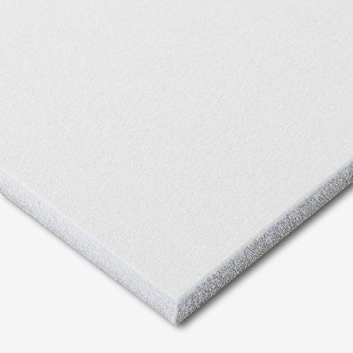 Ampersand : Pastelbord Panel : White : 8x8in von Ampersand