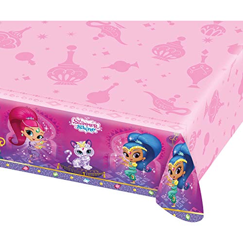 Shimmer and Shine Plastic Tablecovers 1.8m x 1.2m von amscan