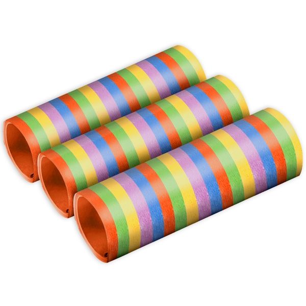 Bunte Luftschlangen, 3 Rollen, 4m lang Bunte Luftschlangen, 3 Rollen, 4m lang von Amscan Europe GmbH