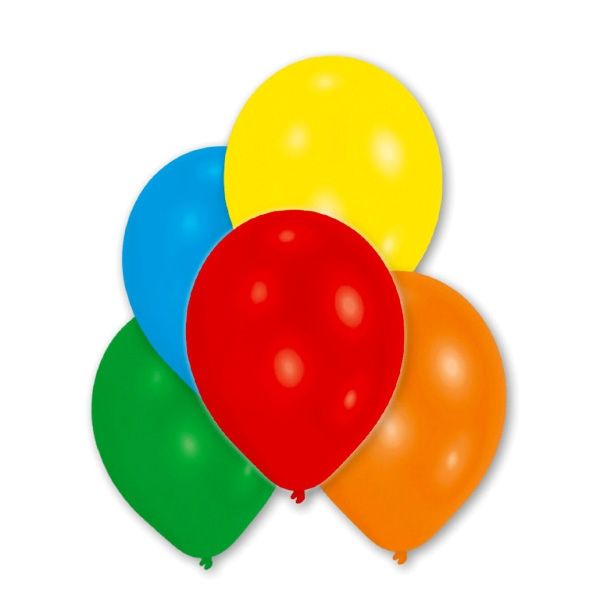 Einfarbige Luftballons im 10er Pack, bunte Mischung aus Latexballons Einfarbige Luftballons im 10er Pack, bunte Mischung aus Latexballons von Amscan Europe GmbH