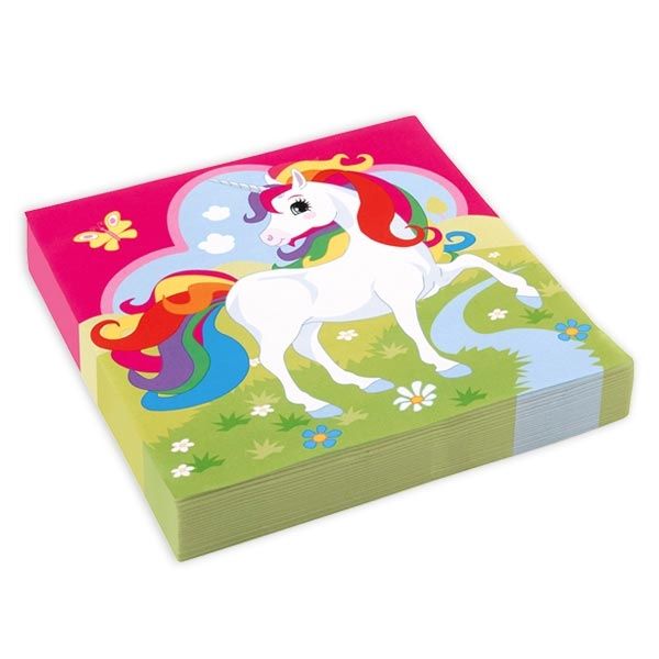 Einhorn Servietten für Tischdeko Einhornparty, 2-lagig, 20er, 33cm Einhorn Servietten für Tischdeko Einhornparty, 2-lagig, 20er, 33cm von Amscan Europe GmbH