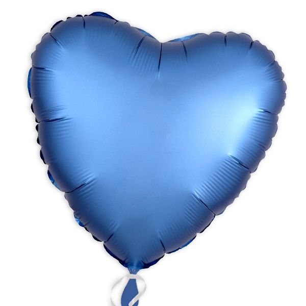 Folienballon als Herz Azurblau 34 cm von Amscan Europe GmbH