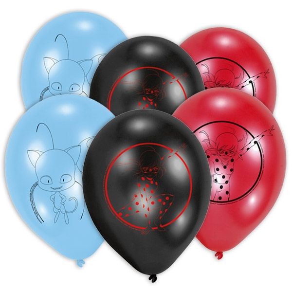 Miraculous, Luftballons, 6 Stück 22,8 cm/9 von Amscan Europe GmbH