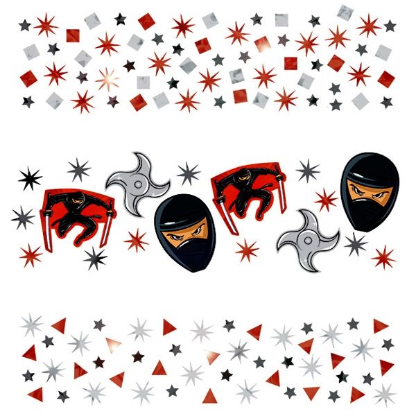 Ninja Konfetti Metallic, Streudeko für Ninja-Mottoparty, 34g Motivkonfetti Ninja Konfetti Metallic, Streudeko für Ninja-Mottoparty, 34g Motivkonfetti von Amscan Europe GmbH