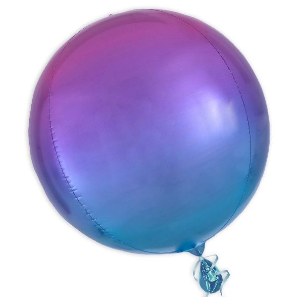 "Orbz" Folienballon in Rot-Blau, kugelrund, Ø 38cm "Orbz" Folienballon in Rot-Blau, kugelrund, Ø 38cm von Amscan Europe GmbH